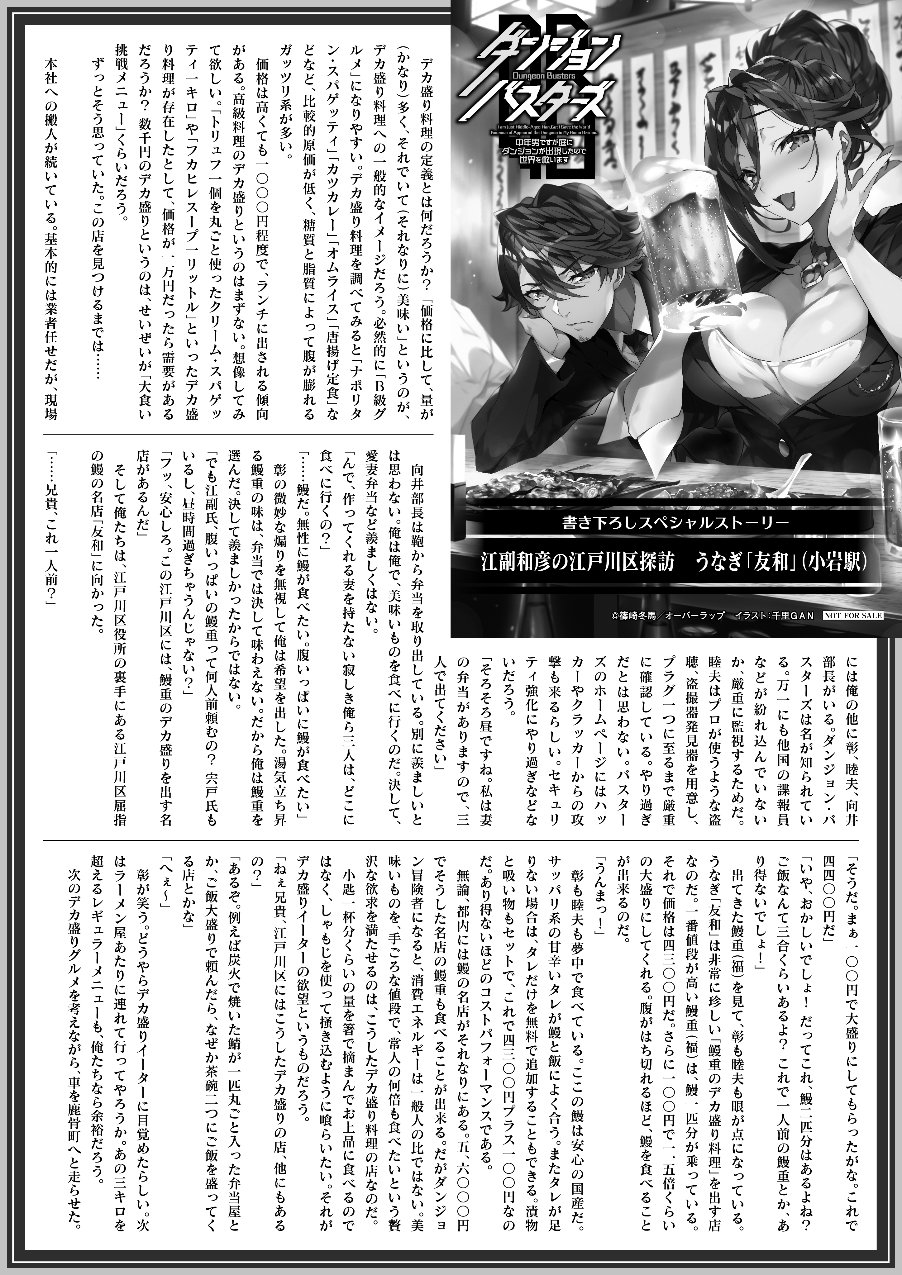 【ノベルス】『ダンジョン・バスターズ 3　～中年男ですが庭にダンジョンが出現したので世界を救います～』B5SSペーパー